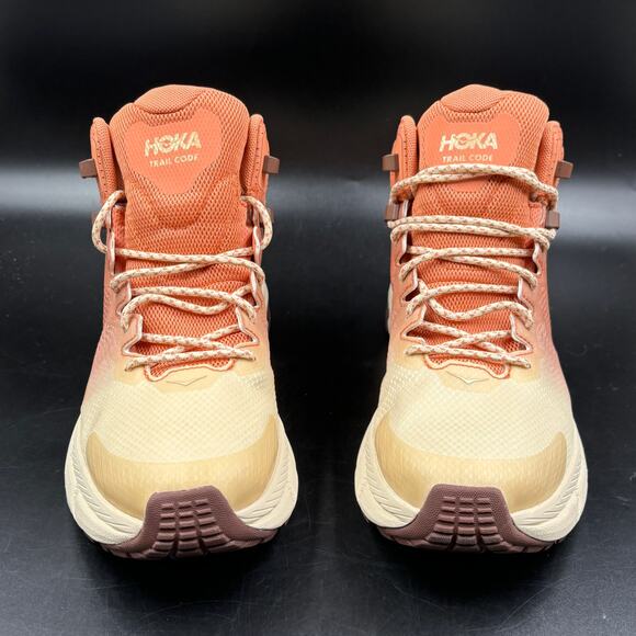 Hoka One One Trail Code Gore-Tex 'Sun Baked Shortbread' Hiking Boots, Women's 9 - Picture 3 of 8